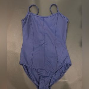 Navy Mirella leotard size 12 youth NWOT